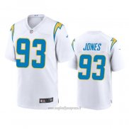 Maglia NFL Game Los Angeles Chargers Justin Jones 2020 Bianco