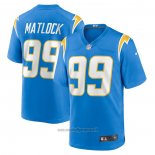 Maglia NFL Game Los Angeles Chargers Scott Matlock Blu