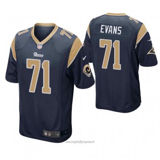 Maglia NFL Game Los Angeles Rams Bobby Evans Blu2