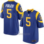 Maglia NFL Game Los Angeles Rams Foles Blu