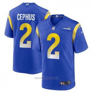 Maglia NFL Game Los Angeles Rams Quintez Cephus Blu