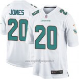 Maglia NFL Game Miami Dolphins Jones Bianco