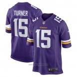 Maglia NFL Game Minnesota Vikings Dallas Turner 2024 NFL Draft First Round Pick Viola