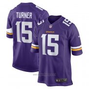 Maglia NFL Game Minnesota Vikings Dallas Turner 2024 NFL Draft First Round Pick Viola