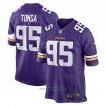 Maglia NFL Game Minnesota Vikings Khyiris Tonga Home Viola