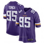 Maglia NFL Game Minnesota Vikings Khyiris Tonga Home Viola