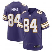 Maglia NFL Game Minnesota Vikings Randy Moss Classic Retired Viola