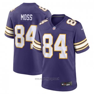Maglia NFL Game Minnesota Vikings Randy Moss Classic Retired Viola