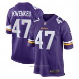 Maglia NFL Game Minnesota Vikings William Kwenkeu Home Viola