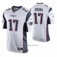 Maglia NFL Game New England Patriots Antonio Brown Bianco2