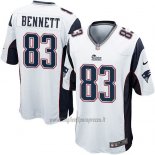 Maglia NFL Game New England Patriots Bennett Bianco