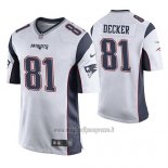 Maglia NFL Game New England Patriots Eric Decker Bianco