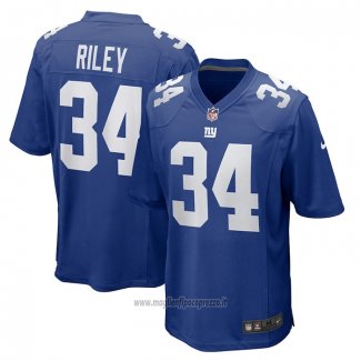 Maglia NFL Game New York Giants Elijah Riley Blu