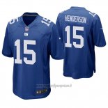 Maglia NFL Game New York Giants Quadree Henderson Blu