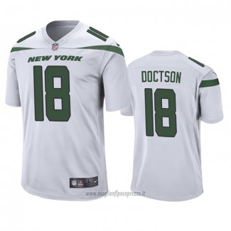 Maglia NFL Game New York Jets Josh Doctson Bianco