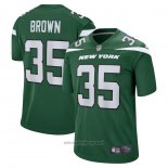 Maglia NFL Game New York Jets Kyron Brown Verde