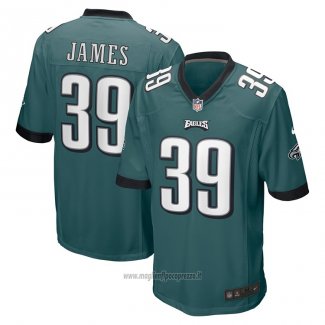 Maglia NFL Game Philadelphia Eagles Craig James Verde