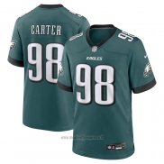 Maglia NFL Game Philadelphia Eagles Jalen Carter Verde
