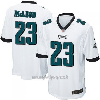 Maglia NFL Game Philadelphia Eagles Mcleod Bianco