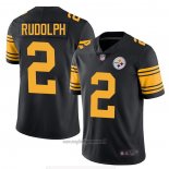 Maglia NFL Game Pittsburgh Steelers 2 Mason Rudolph Nero