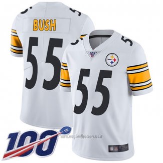 Maglia NFL Game Pittsburgh Steelers 55 Devin Bush Bianco