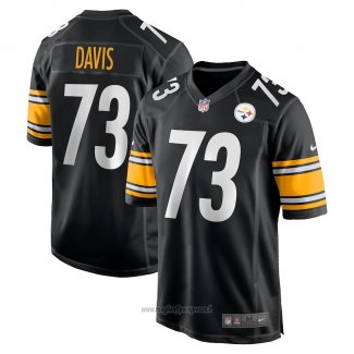 Maglia NFL Game Pittsburgh Steelers Carlos Davis Nero