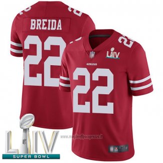 Maglia NFL Game San Francisco 49ers 22 Matt Breida Rosso