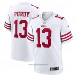 Maglia NFL Game San Francisco 49ers Brock Purdy Bianco