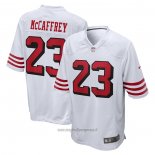 Maglia NFL Game San Francisco 49ers Christian Mccaffrey 23 Bianco