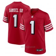 Maglia NFL Game San Francisco 49ers Deebo Samuel Sr Alternato Rosso