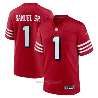 Maglia NFL Game San Francisco 49ers Deebo Samuel Sr Alternato Rosso