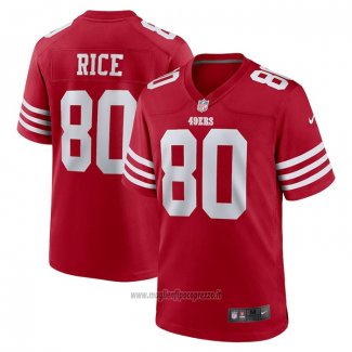 Maglia NFL Game San Francisco 49ers Jerry Rice Retired Rosso