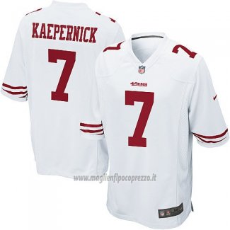 Maglia NFL Game San Francisco 49ers Kaepernick Bianco