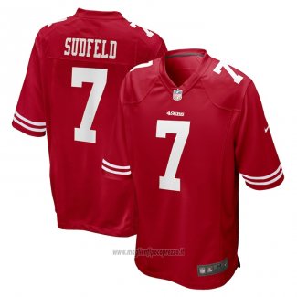 Maglia NFL Game San Francisco 49ers Nate Sudfeld Rosso