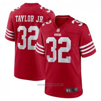 Maglia NFL Game San Francisco 49ers Patrick Taylor JR. Rosso