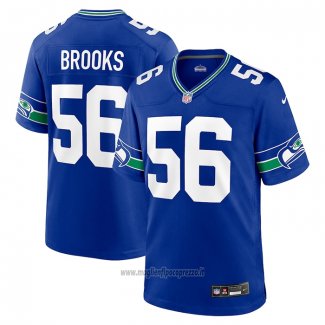 Maglia NFL Game Seattle Seahawks Jordyn Brooks Throwback Blu