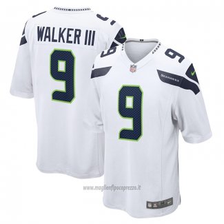 Maglia NFL Game Seattle Seahawks Kenneth Walker III Away Bianco