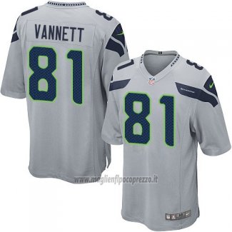 Maglia NFL Game Seattle Seahawks Vannett Grigio