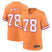 Maglia NFL Game Tampa Bay Buccaneers Tristan Wirfs Throwback Arancione