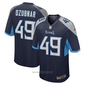 Maglia NFL Game Tennessee Titans Nick Dzubnar Blu