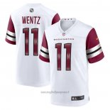 Maglia NFL Game Washington Commanders Carson Wentz Bianco