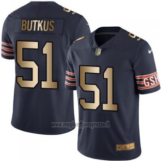 Maglia NFL Gold Legend Chicago Bears Butkus Profundo Blu