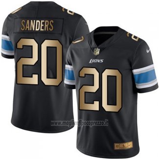 Maglia NFL Gold Legend Detroit Lions Sahders Nero
