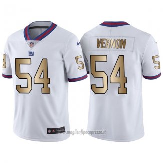 Maglia NFL Gold Legend New York Giants Vernon Bianco