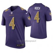 Maglia NFL Legend Baltimore Ravens Sam Koch Viola Color Rush