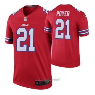 Maglia NFL Legend Buffalo Bills 21 Jordan Poyer Color Rush Rosso