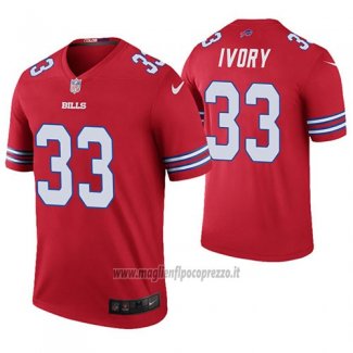 Maglia NFL Legend Buffalo Bills Chris Ivory Rosso Color Rush