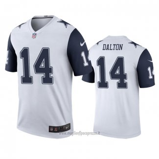 Maglia NFL Legend Dallas Cowboys Andy Dalton Bianco Color Rush