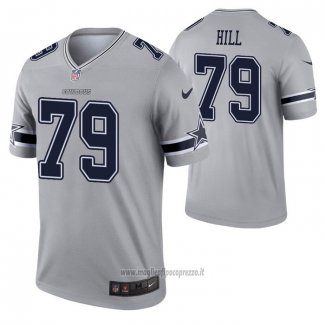 Maglia NFL Legend Dallas Cowboys Trysten Hill Inverted Grigio