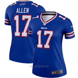 Maglia NFL Legend Donna Buffalo Bills Josh Allen Blu